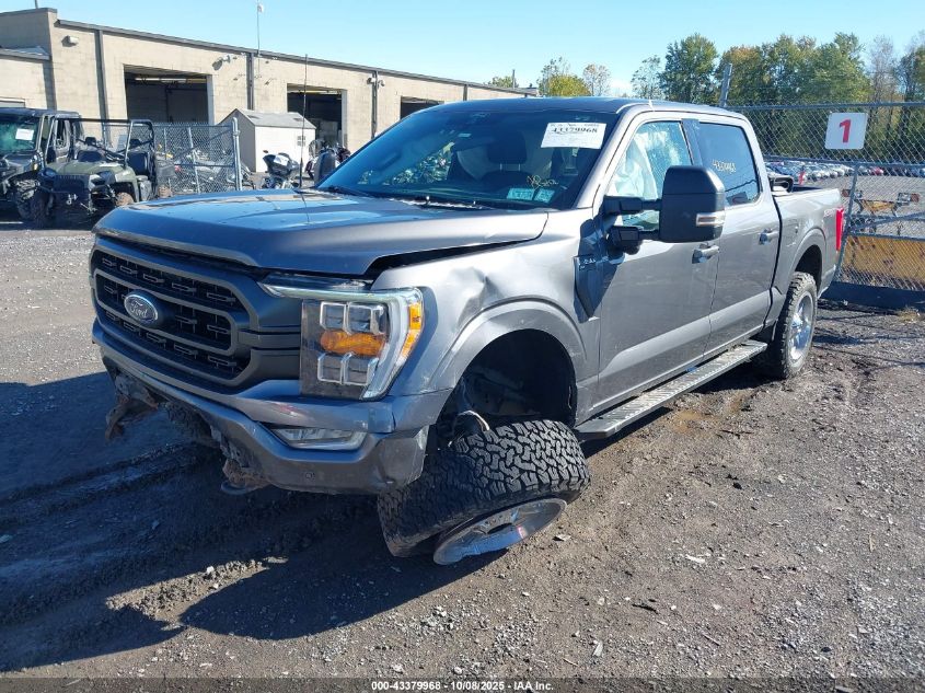 2022 Ford F-150 Xlt VIN: 1FTFW1E50NFA44166 Lot: 43379968