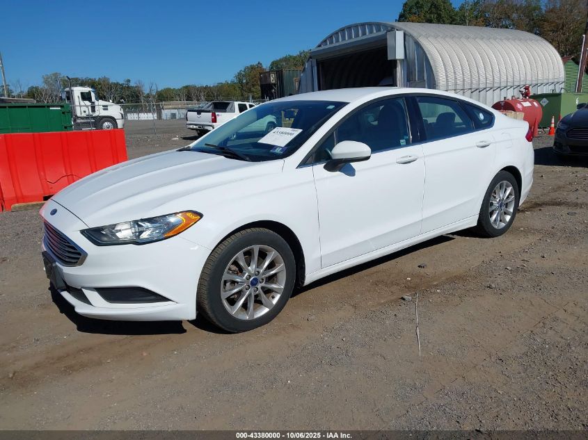2017 Ford Fusion Se 3FA6P0H75HR102287 photo #3