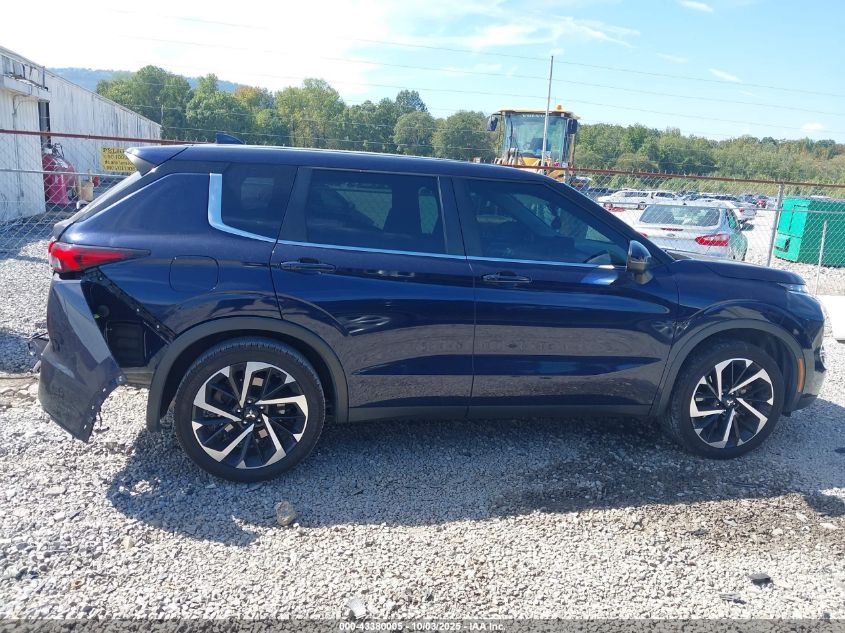 2022 Mitsubishi Outlander Black Edition 2Wd/Se 2.5 2Wd/Se Launch Edition 2Wd VIN: JA4J3UA83NZ011840 Lot: 43380005