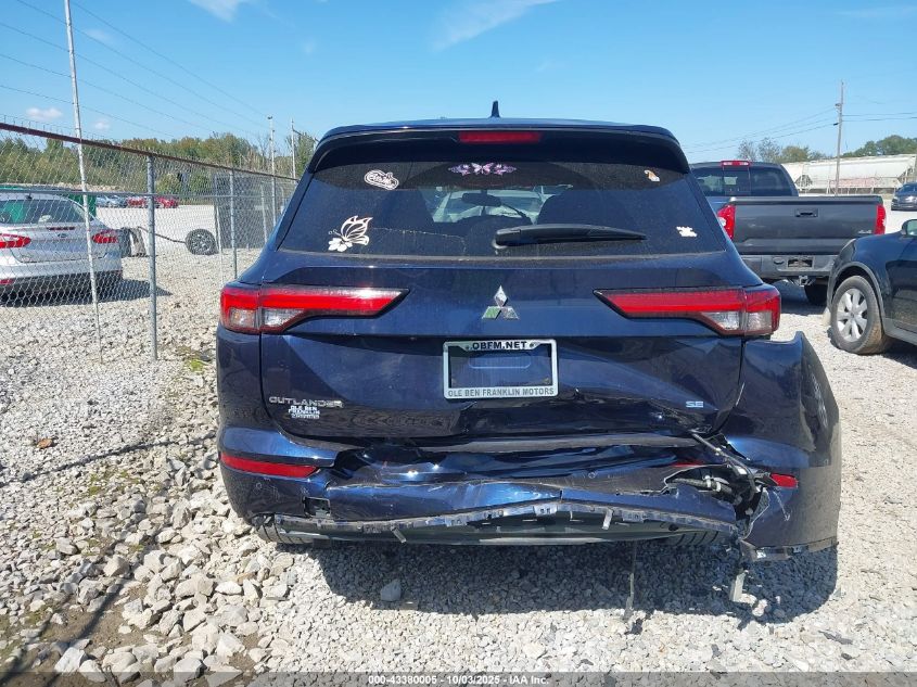 2022 Mitsubishi Outlander Black Edition 2Wd/Se 2.5 2Wd/Se Launch Edition 2Wd VIN: JA4J3UA83NZ011840 Lot: 43380005