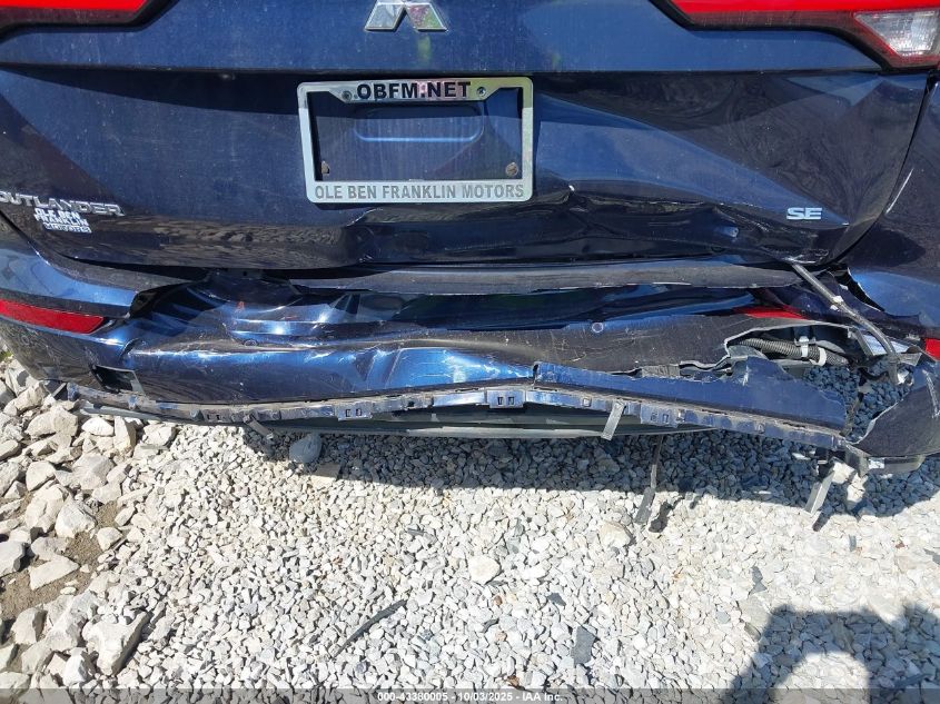 2022 Mitsubishi Outlander Black Edition 2Wd/Se 2.5 2Wd/Se Launch Edition 2Wd VIN: JA4J3UA83NZ011840 Lot: 43380005