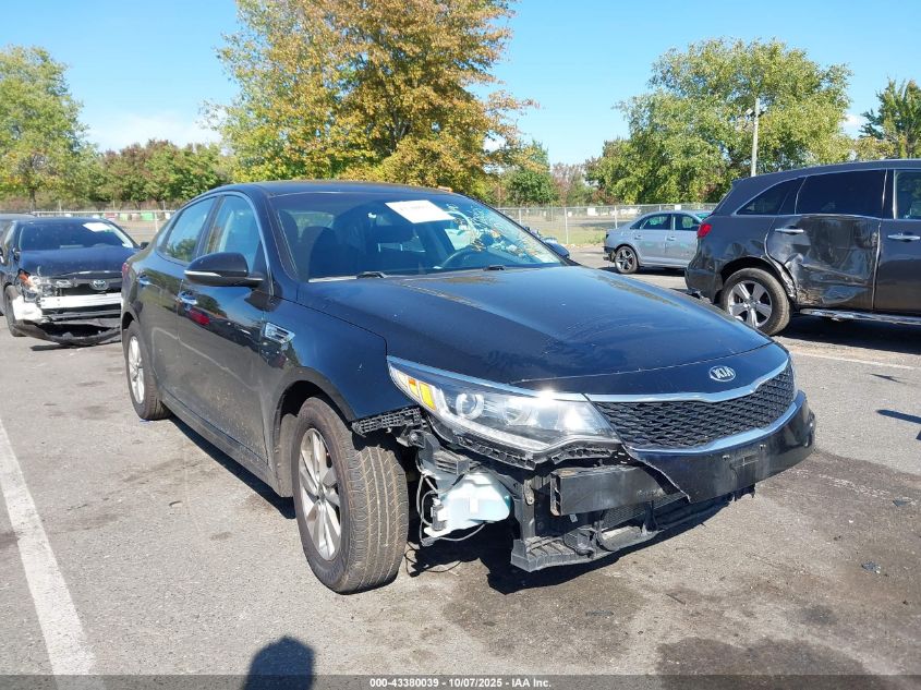 2017 Kia Optima Lx VIN: 5XXGT4L36HG165709 Lot: 43380039