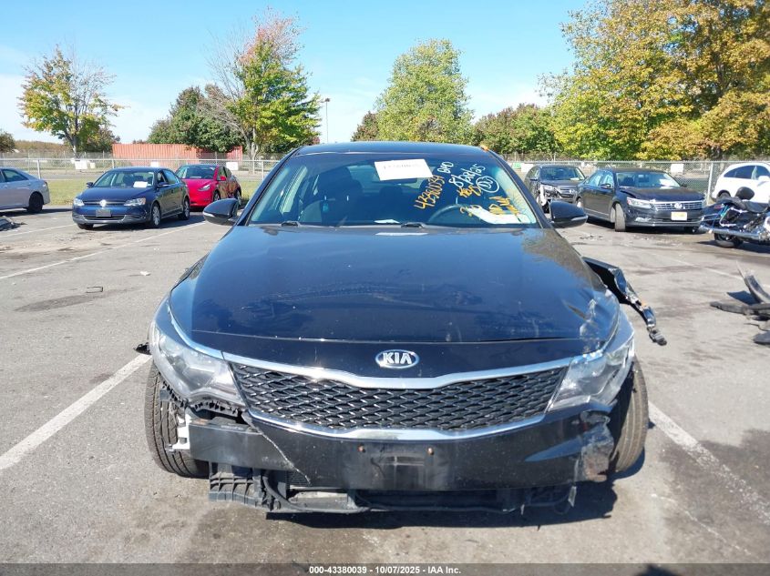 2017 Kia Optima Lx VIN: 5XXGT4L36HG165709 Lot: 43380039