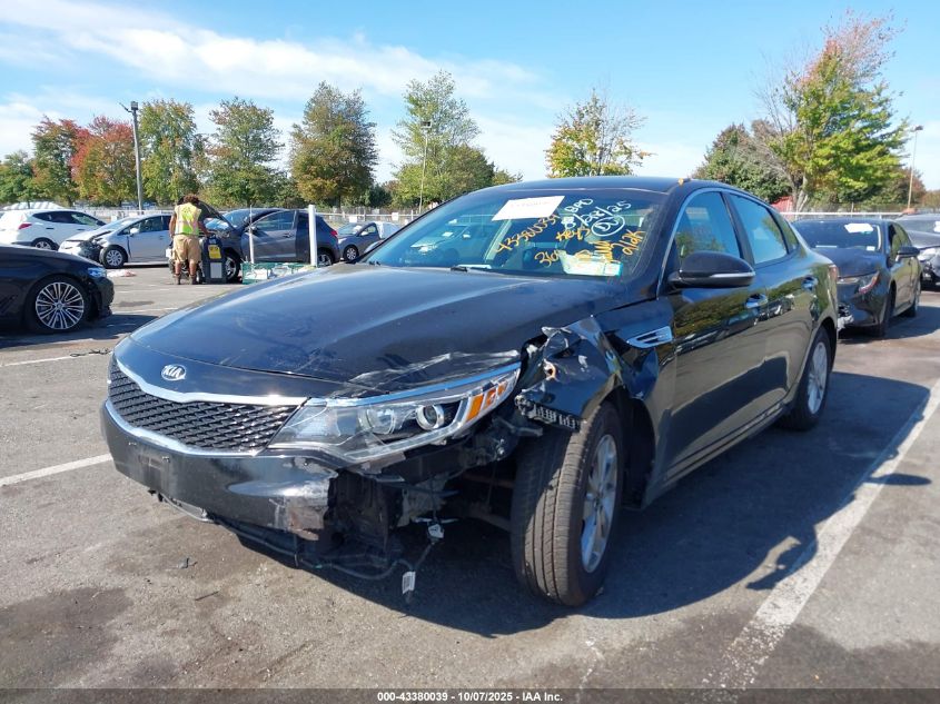 2017 Kia Optima Lx VIN: 5XXGT4L36HG165709 Lot: 43380039