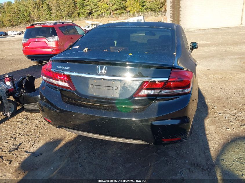 2013 Honda Civic Lx VIN: 2HGFB2F5XDH591962 Lot: 43380095