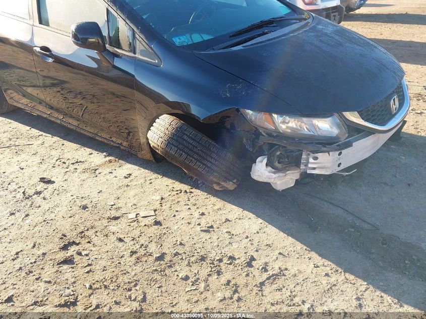 2013 Honda Civic Lx VIN: 2HGFB2F5XDH591962 Lot: 43380095