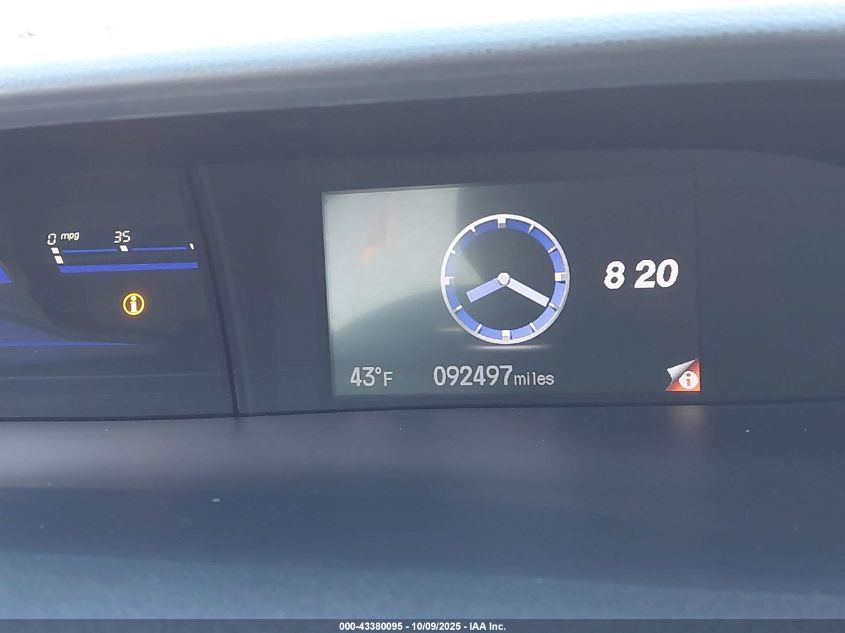 2013 Honda Civic Lx VIN: 2HGFB2F5XDH591962 Lot: 43380095