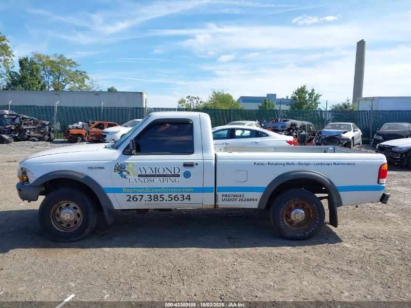 1998 Ford Ranger Splash/Xl/Xlt VIN: 1FTYR11U4WTA55607 Lot: 43380108