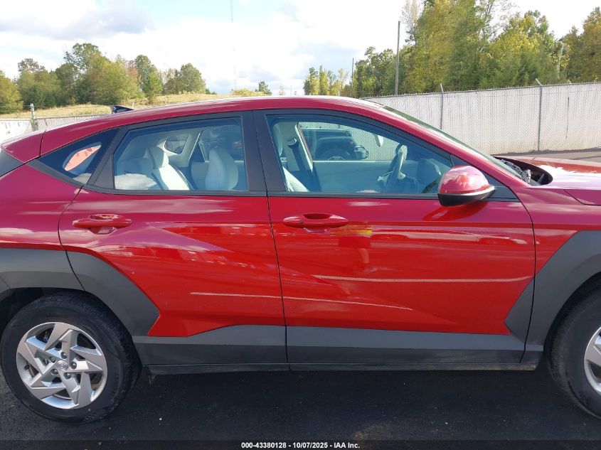 2024 Hyundai Kona Se VIN: KM8HA3AB9RU122603 Lot: 43380128