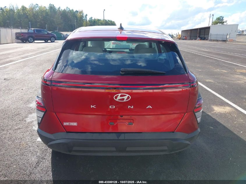 2024 Hyundai Kona Se VIN: KM8HA3AB9RU122603 Lot: 43380128