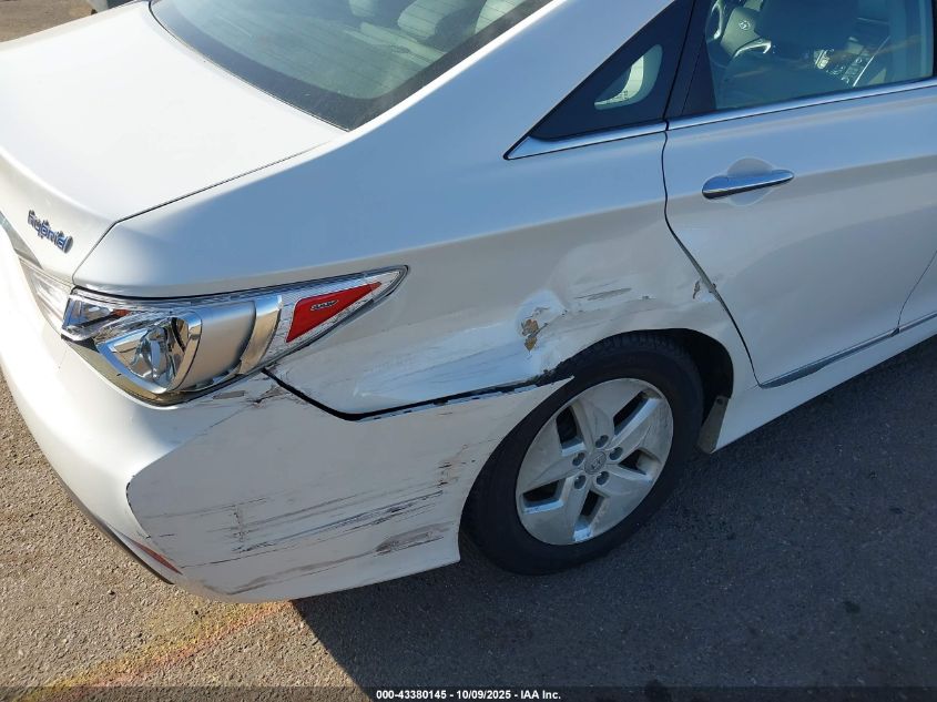 2012 Hyundai Sonata Hybrid VIN: KMHEC4A4XCA022457 Lot: 43380145