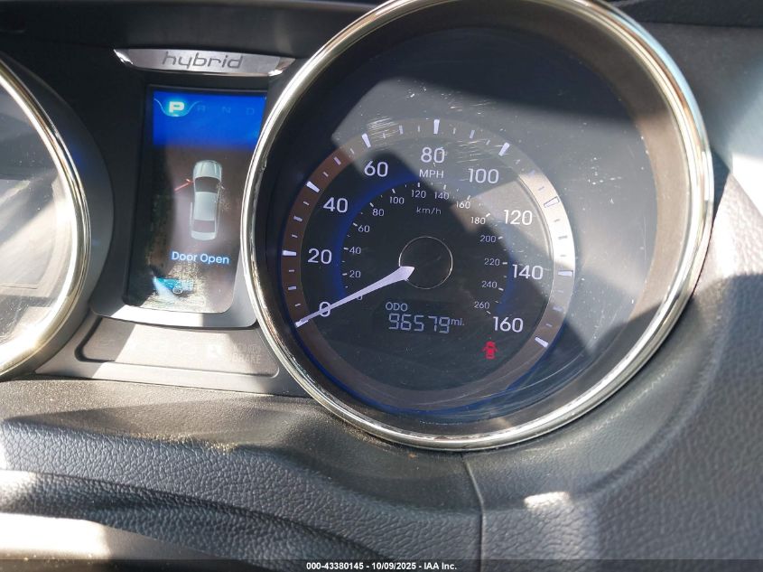 2012 Hyundai Sonata Hybrid VIN: KMHEC4A4XCA022457 Lot: 43380145