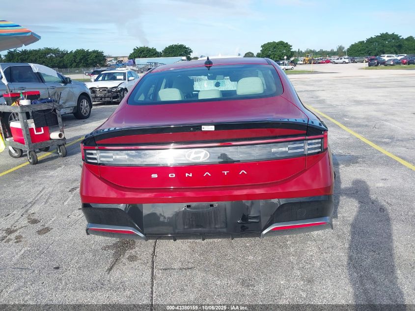 2025 Hyundai Sonata Sel VIN: KMHL64JA1SA451649 Lot: 43380159