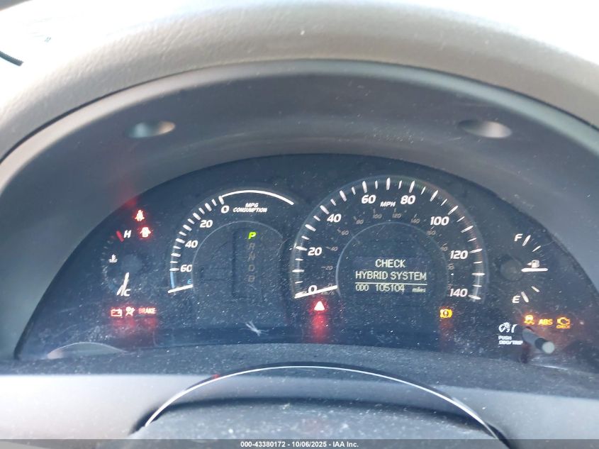 2008 Toyota Camry Hybrid VIN: 4T1BB46K88U061258 Lot: 43380172