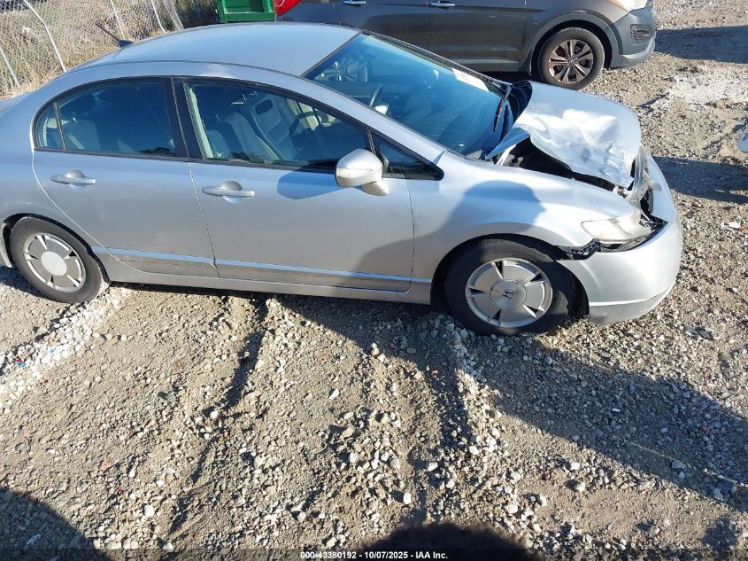 2008 Honda Civic Hybrid VIN: JHMFA36268S018017 Lot: 43380192