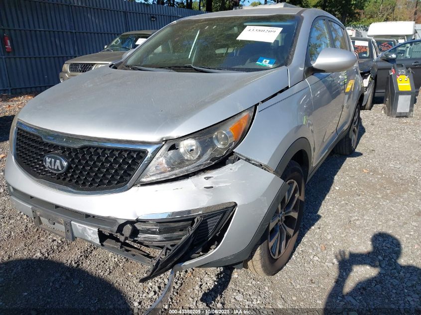2014 Kia Sportage Lx VIN: KNDPB3AC5E7647933 Lot: 43380209