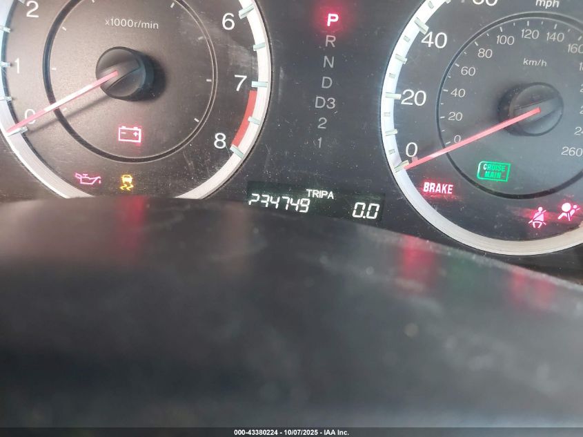 2011 Honda Accord 2.4 Ex-L VIN: 1HGCP2F87BA089968 Lot: 43380224