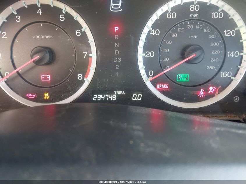 2011 Honda Accord 2.4 Ex-L VIN: 1HGCP2F87BA089968 Lot: 43380224