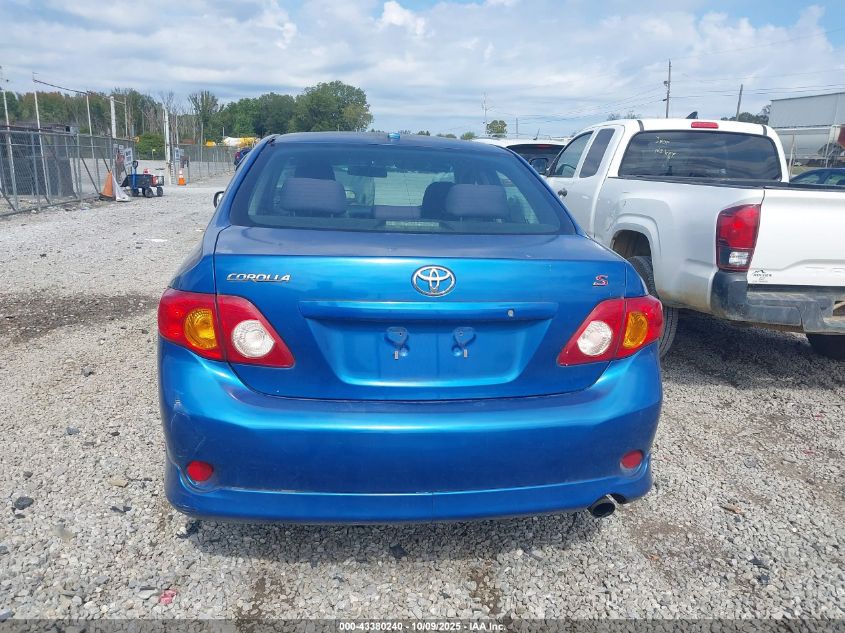 2009 Toyota Corolla S VIN: 2T1BU40E79C040501 Lot: 43380240
