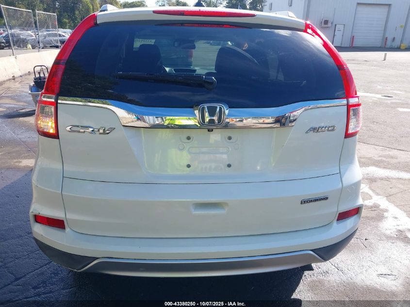 2016 Honda Cr-V Touring VIN: 5J6RM4H98GL110299 Lot: 43380250
