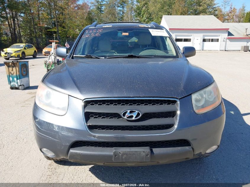 2009 Hyundai Santa Fe Limited VIN: 5NMSH73E09H262695 Lot: 43380256