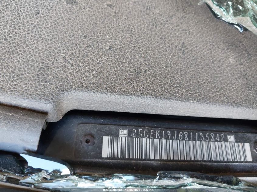 2008 Chevrolet Silverado 1500 Ltz VIN: 2GCEK19J681135842 Lot: 43380284