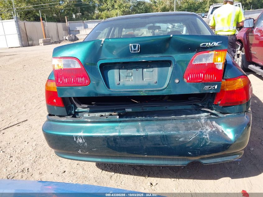 2000 Honda Civic Ex VIN: 1HGEJ8641YL003819 Lot: 43380286