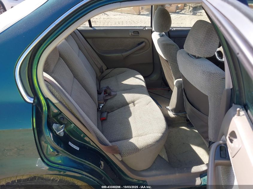 2000 Honda Civic Ex VIN: 1HGEJ8641YL003819 Lot: 43380286