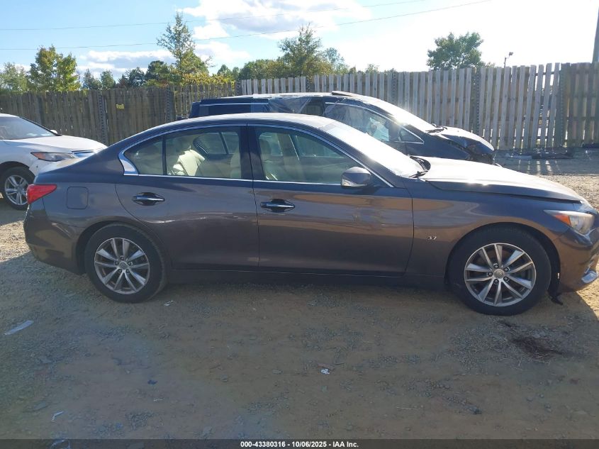 2014 Infiniti Q50 Premium VIN: JN1BV7AR3EM683024 Lot: 43380316