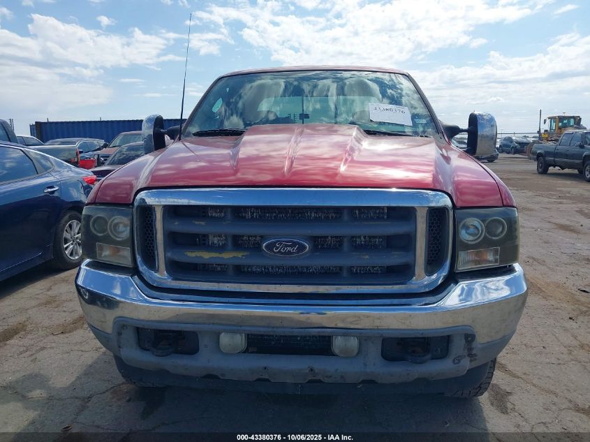 2003 Ford F-250 Lariat/Xl/Xlt VIN: 1FTNW21P43ED59886 Lot: 43380376