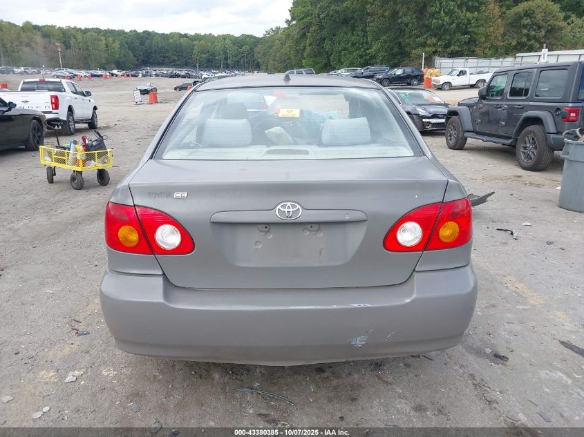 2003 Toyota Corolla Ce VIN: JTDBR32E230004421 Lot: 43380385