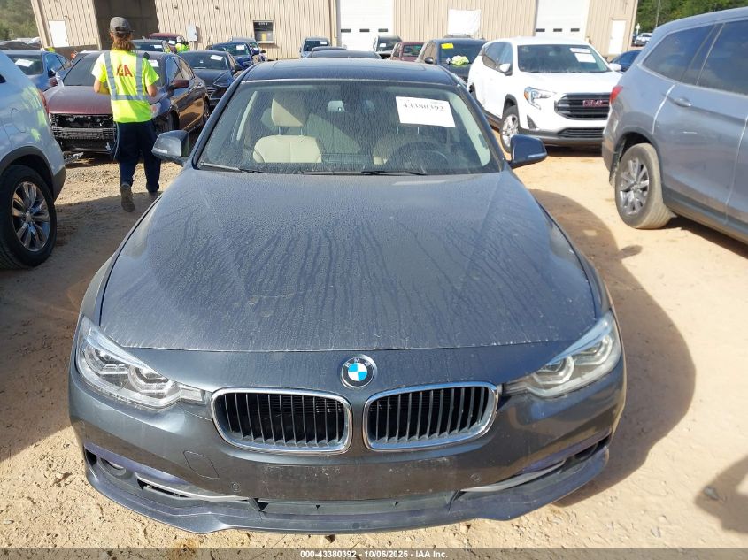 2018 BMW 320I xDrive VIN: WBA8A3C56JA492258 Lot: 43380392