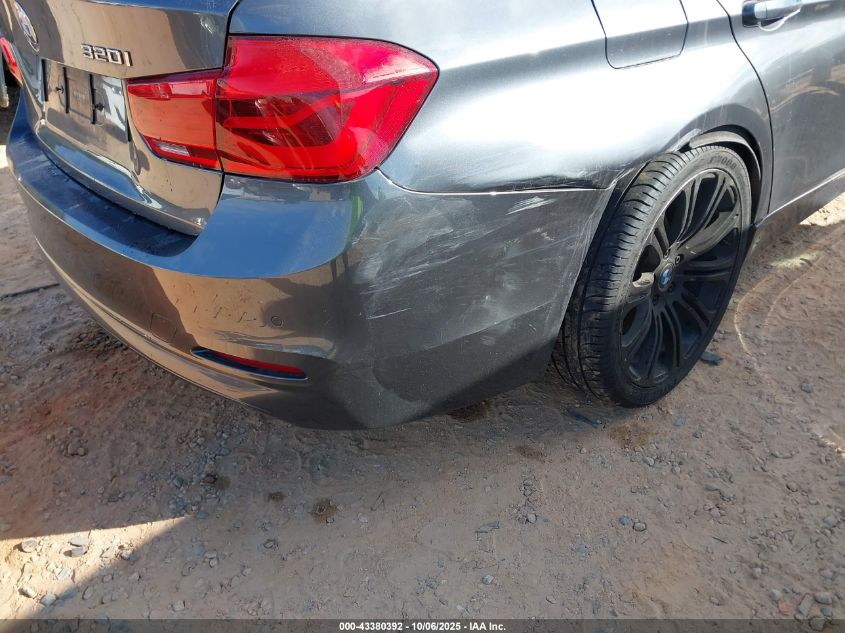 2018 BMW 320I xDrive VIN: WBA8A3C56JA492258 Lot: 43380392