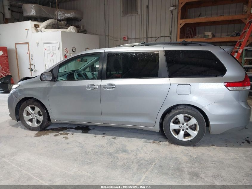 2012 Toyota Sienna Le V6 8 Passenger VIN: 5TDKK3DC1CS253502 Lot: 43380424