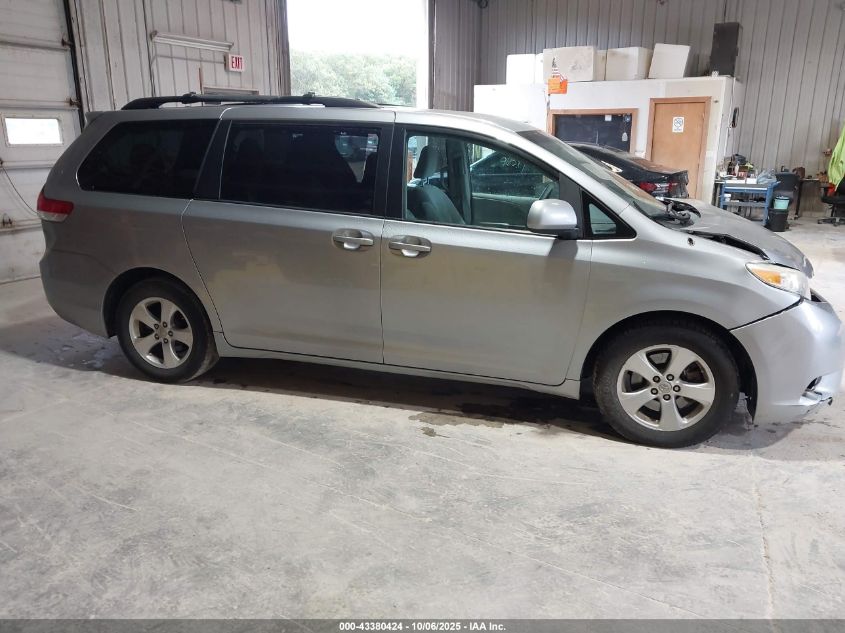 2012 Toyota Sienna Le V6 8 Passenger VIN: 5TDKK3DC1CS253502 Lot: 43380424