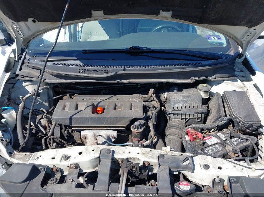 2012 Honda Civic Ex VIN: 2HGFB2F83CH320072 Lot: 43380446