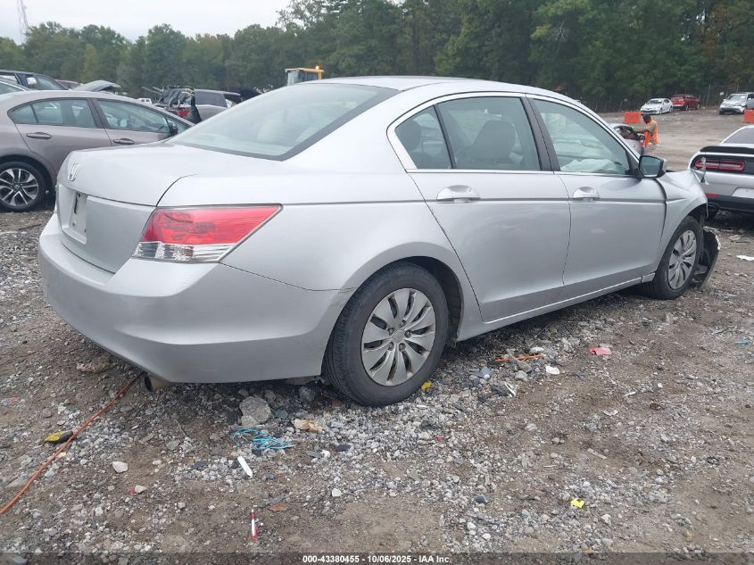 2009 Honda Accord 2.4 Lx VIN: 1HGCP26389A139839 Lot: 43380455