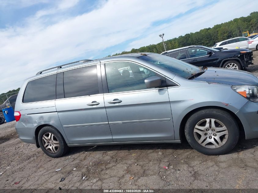 2007 Honda Odyssey Ex-L VIN: 5FNRL38777B002583 Lot: 43380463