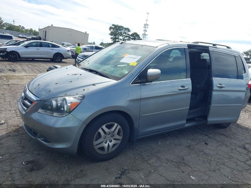 2007 Honda Odyssey Ex-L VIN: 5FNRL38777B002583 Lot: 43380463