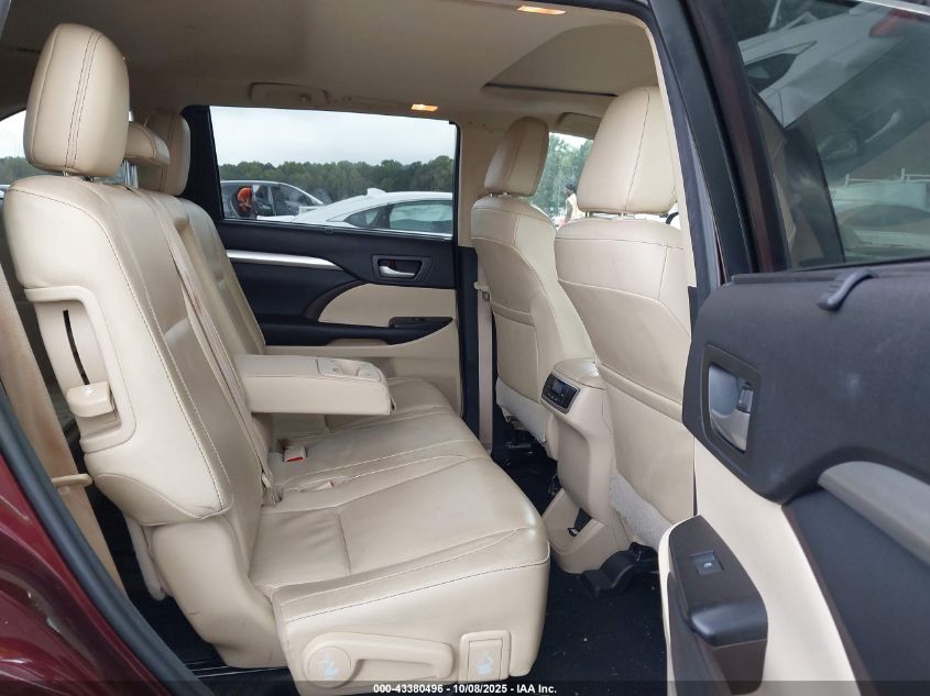 2016 Toyota Highlander Xle V6 VIN: 5TDJKRFHXGS301737 Lot: 43380496