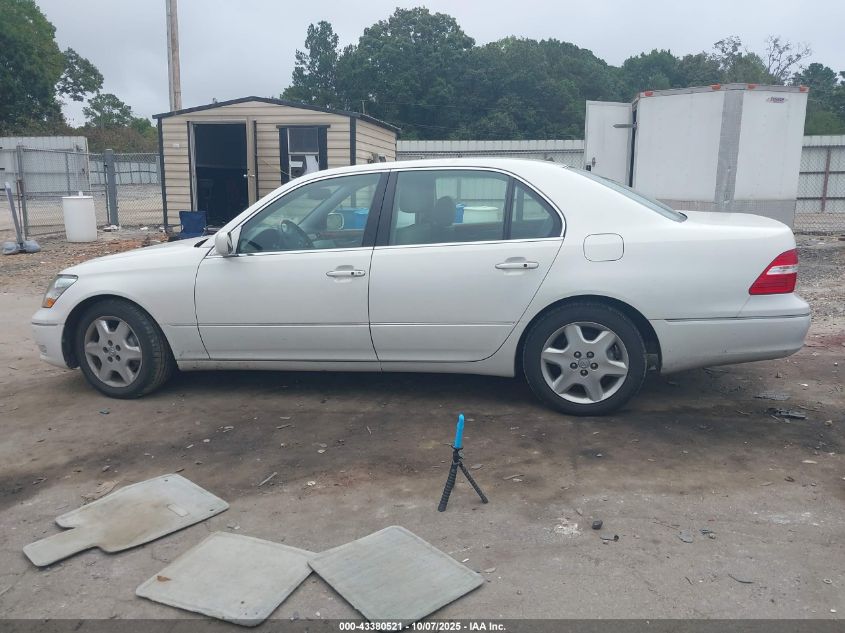 2004 Lexus Ls 430 VIN: JTHBN36F240168668 Lot: 43380521