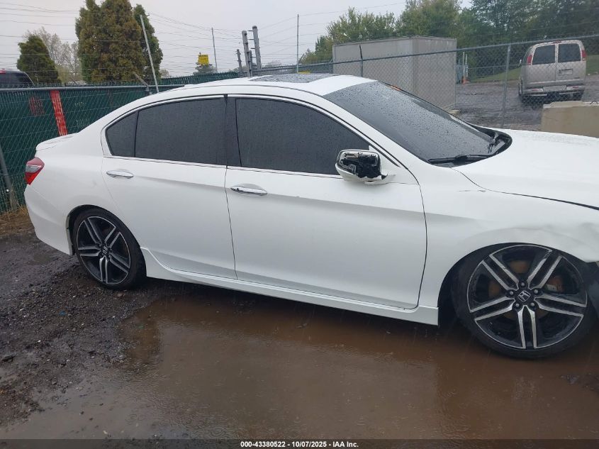 2016 Honda Accord Touring VIN: 1HGCR3F95GA019952 Lot: 43380522