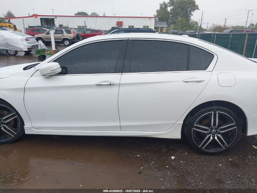 2016 Honda Accord Touring VIN: 1HGCR3F95GA019952 Lot: 43380522