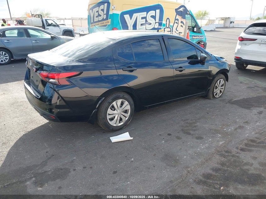 2020 Nissan Versa 1.6 S Xtronic Cvt Black Lot 111043380540 Vin 3N1CN8DV8LL906149