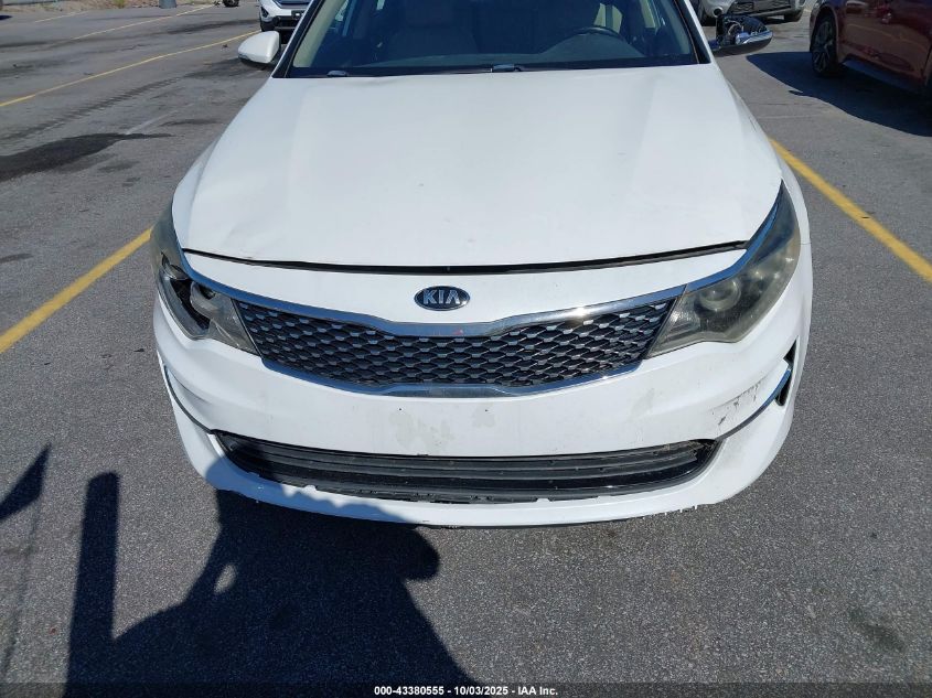 2016 Kia Optima Ex VIN: 5XXGU4L36GG103920 Lot: 43380555