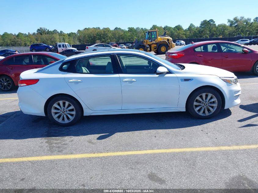 2016 Kia Optima Ex VIN: 5XXGU4L36GG103920 Lot: 43380555