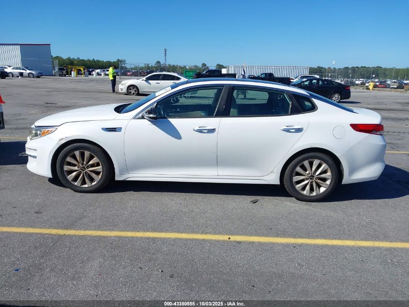 2016 Kia Optima Ex VIN: 5XXGU4L36GG103920 Lot: 43380555