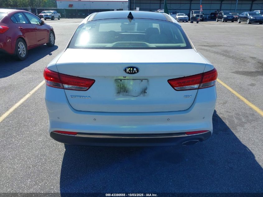 2016 Kia Optima Ex VIN: 5XXGU4L36GG103920 Lot: 43380555