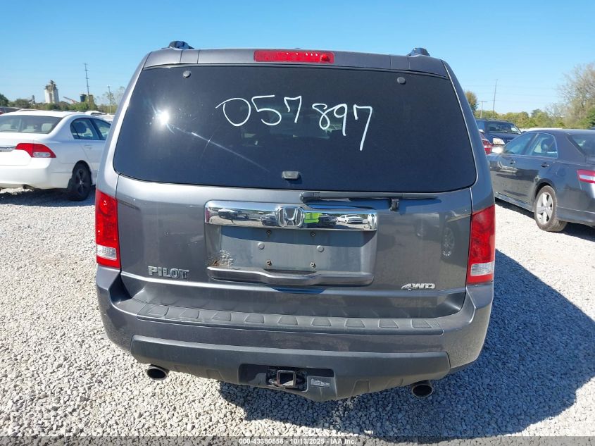 2011 Honda Pilot Ex VIN: 5FNYF4H49BB057897 Lot: 43380556