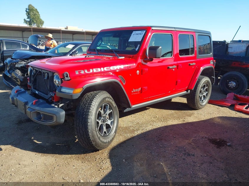 2019 JEEP WRANGLER UNLIMITED RUBICON 4X4 1C4HJXFG3KW640281